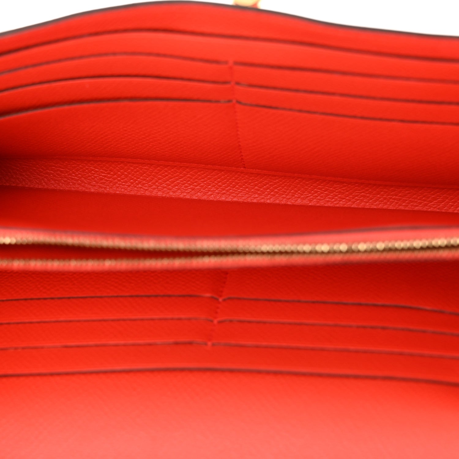 Epsom Kelly Longue Wallet Orange Poppy