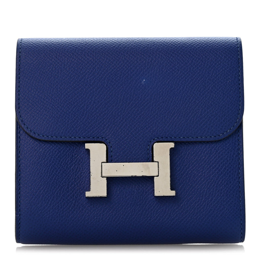 Epsom Constance Short Wallet Bleu Electrique
