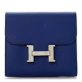 Epsom Constance Short Wallet Bleu Electrique