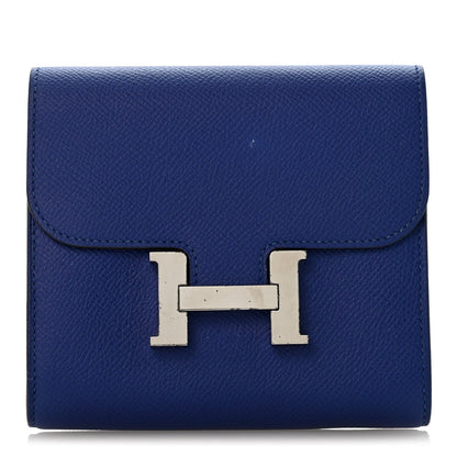 Epsom Constance Short Wallet Bleu Electrique