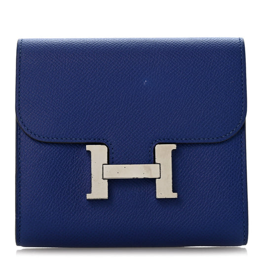 Epsom Constance Short Wallet Bleu Electrique