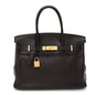 Taurillon Clemence Birkin 30 Chocolate