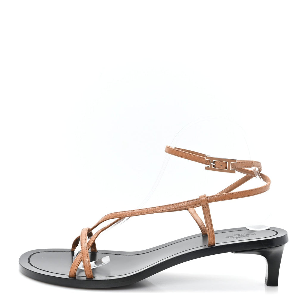 Calfskin Muse 40 Sandal 40 Natural