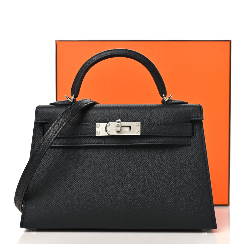 Epsom Mini Kelly Sellier 20 Black