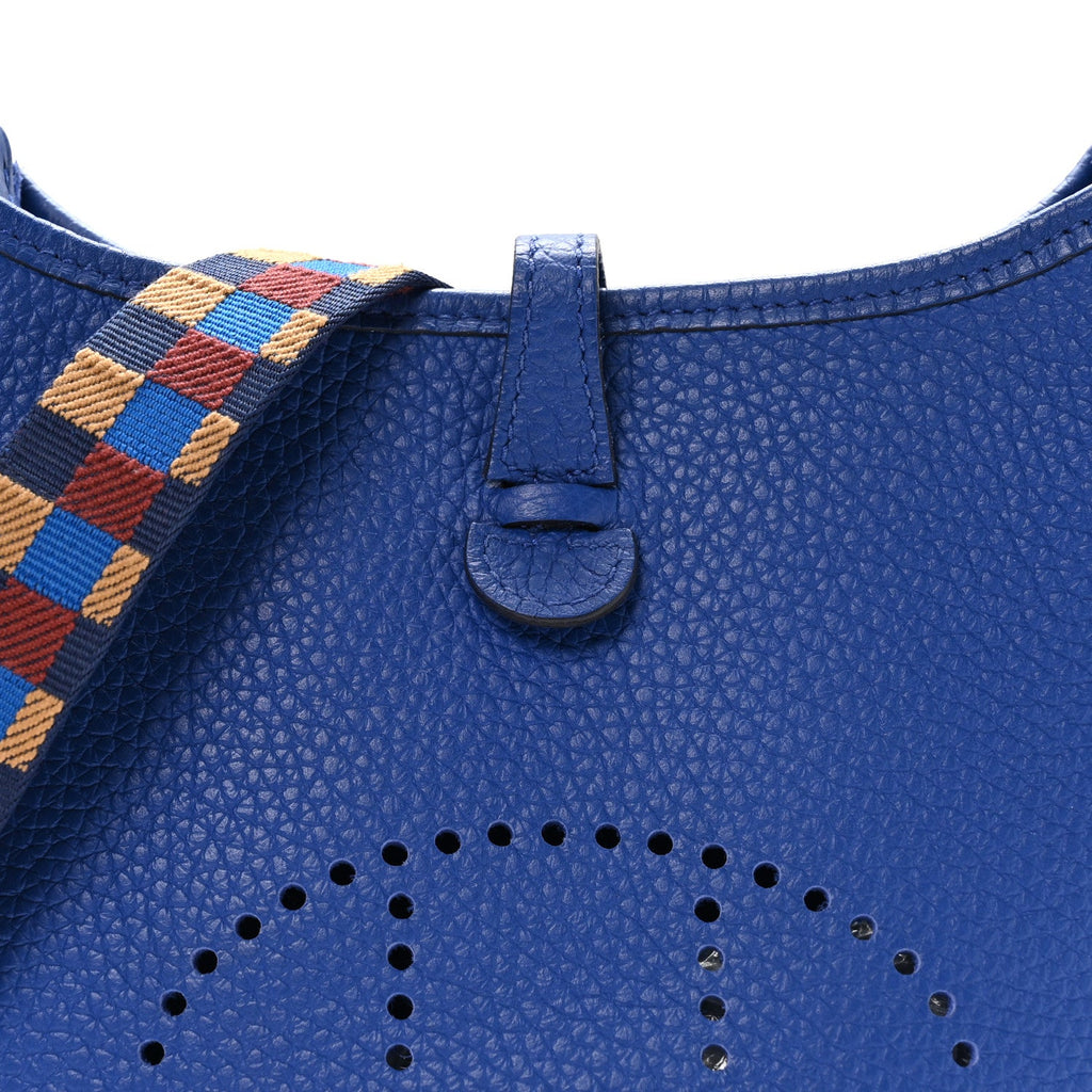 Taurillon Clemence Maxi Quadrille Evelyne TPM Royal Bleu Bleu Bill Biscuit Rouge H