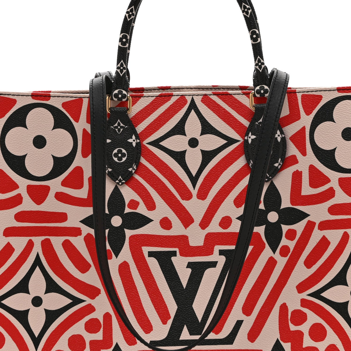 Monogram Giant Crafty Onthego GM Creme Rouge Black