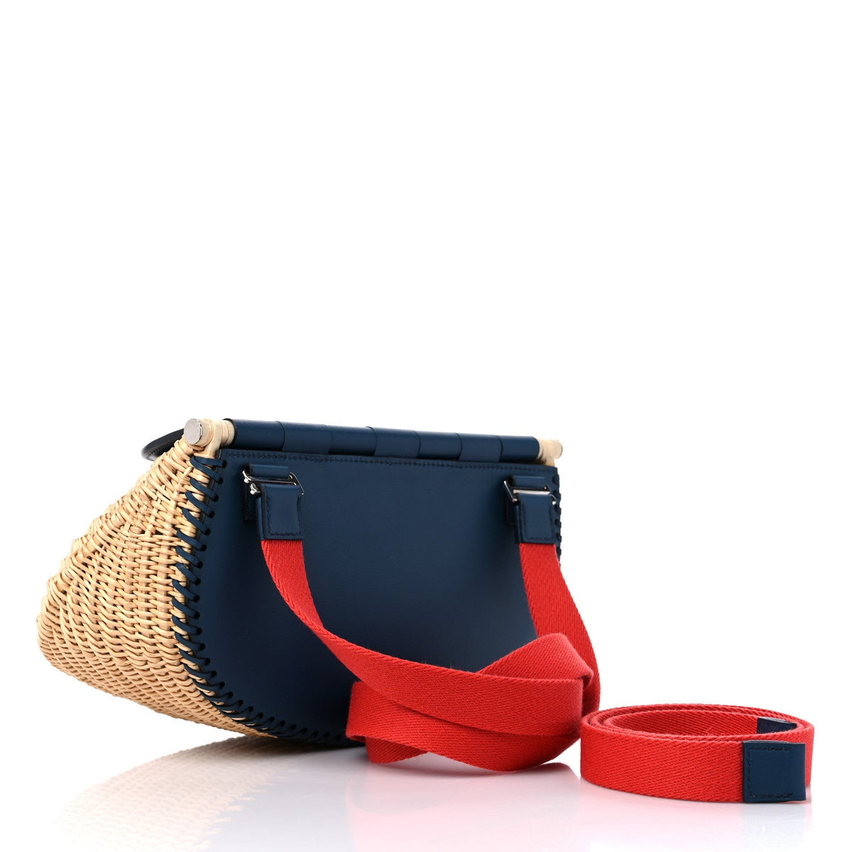 Swift Wicker Picnic Fishing Bag Bleu de Prusse