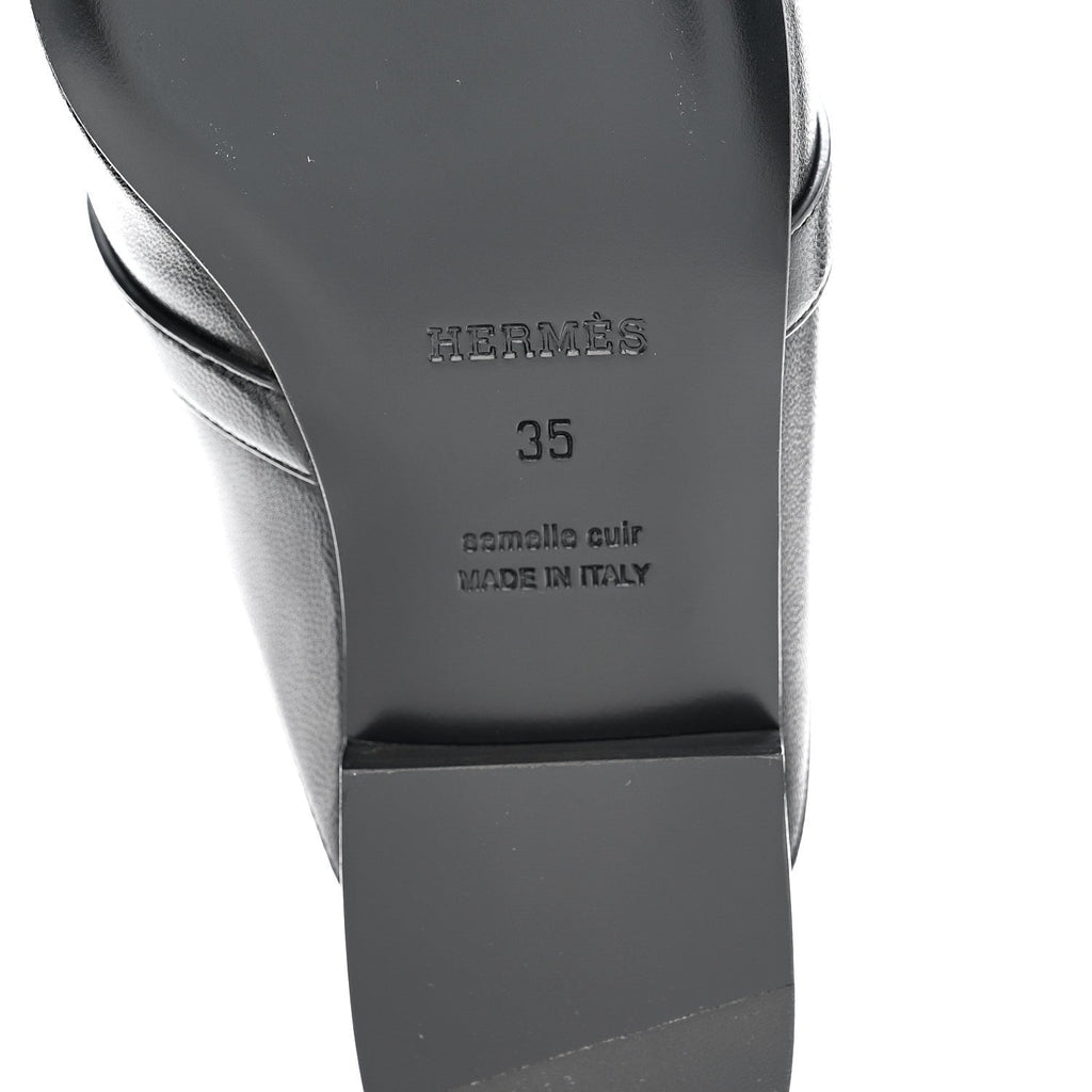 Goatskin Oz Mules 35 Black