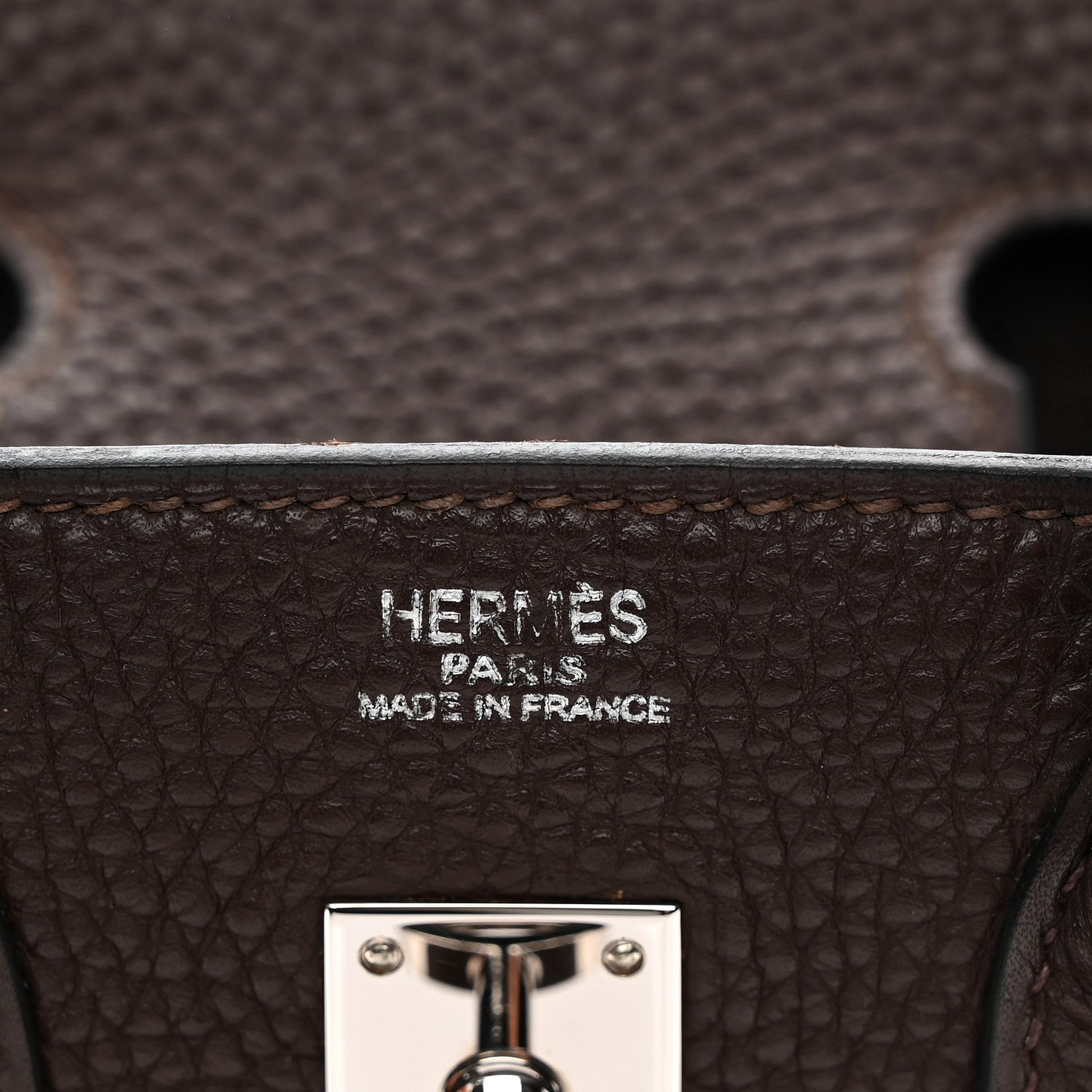 Togo Birkin 25 Chocolate