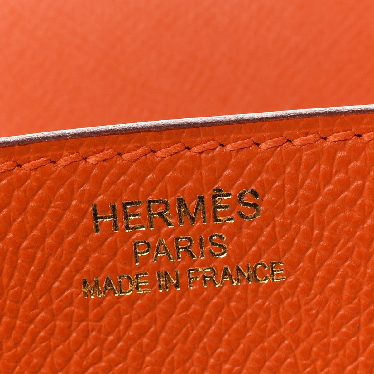 Epsom Birkin 35 Orange