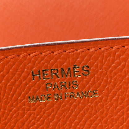 Epsom Birkin 35 Orange