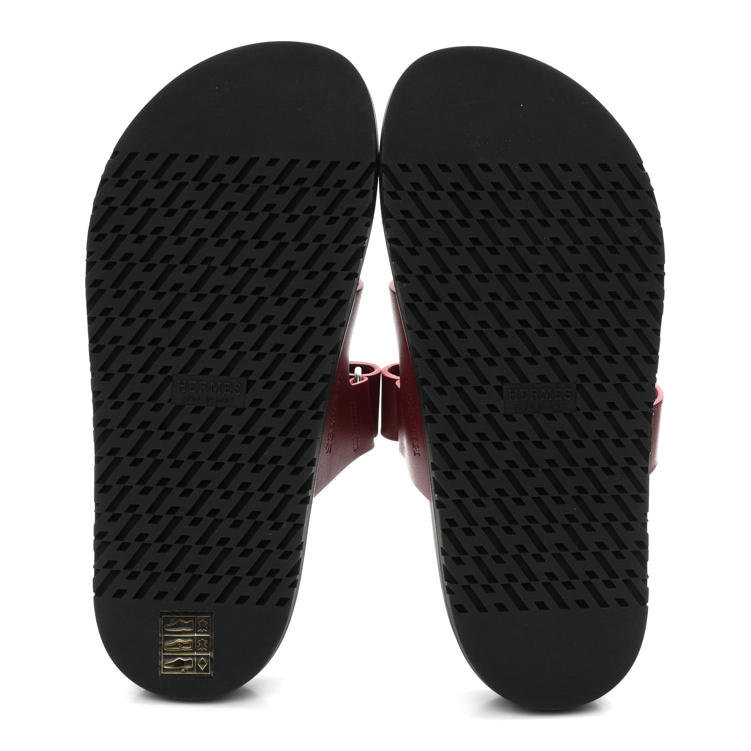 Calfskin Womens Chypre Sandals 36 Rouge H