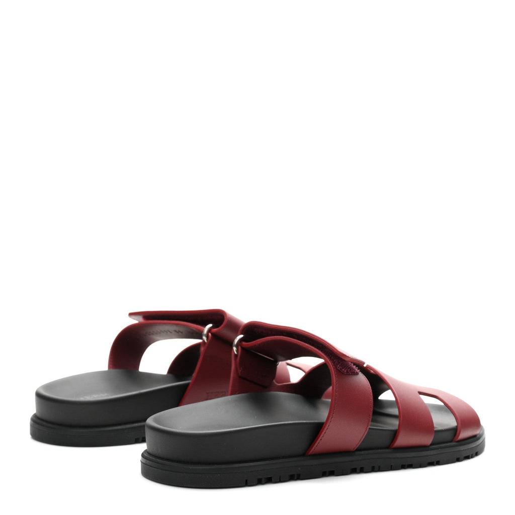 Calfskin Womens Chypre Sandals 36 Rouge H