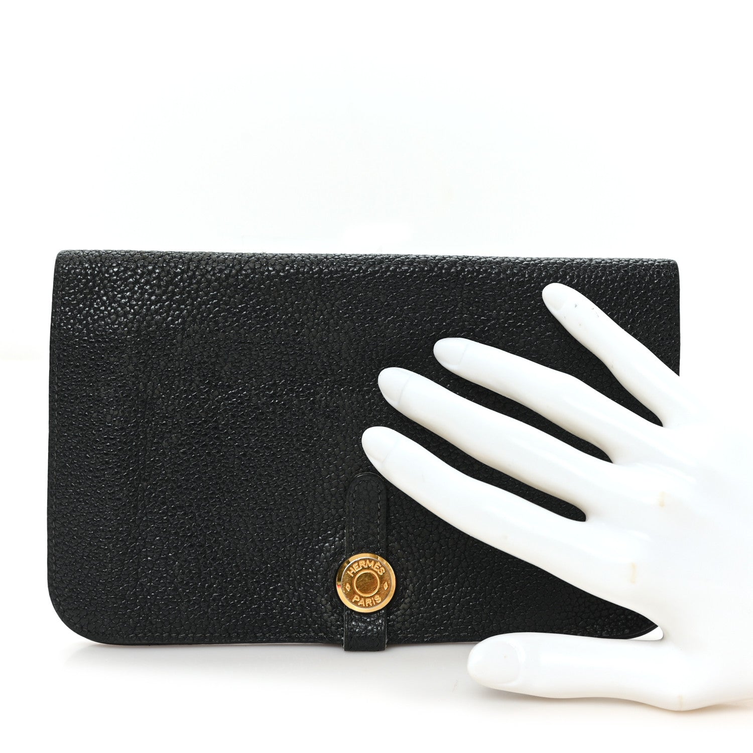 Togo Dogon Duo Wallet Black