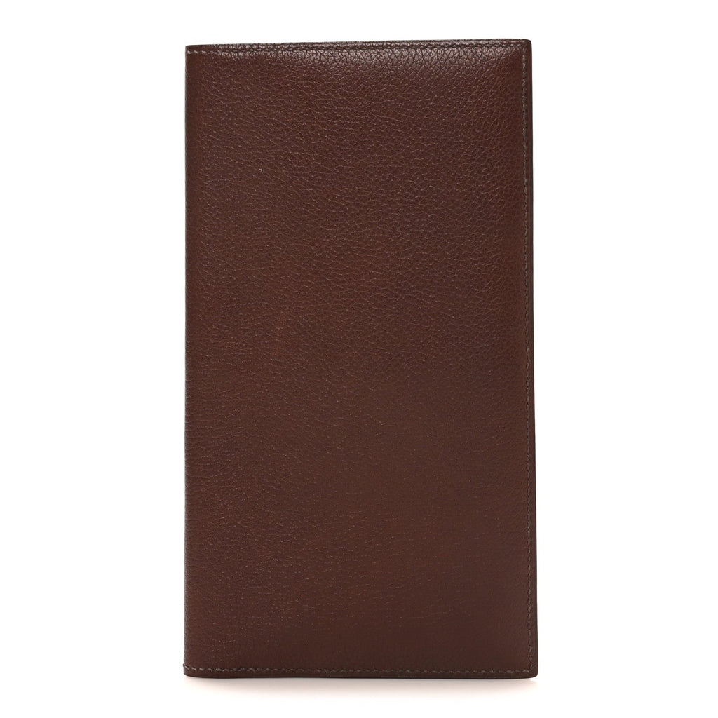 Evercolor Citizen Twill Long Wallet Chocolate