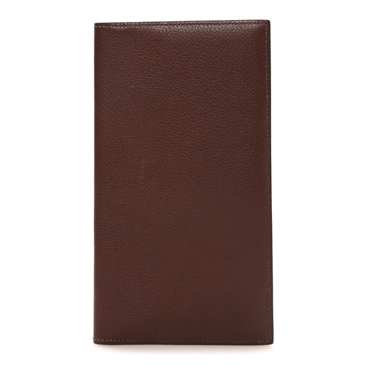 Evercolor Citizen Twill Long Wallet Chocolate
