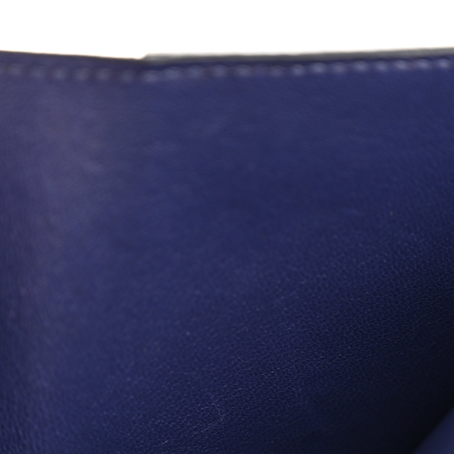 Chevre Mysore Bearn Compact Wallet Bleu Encre