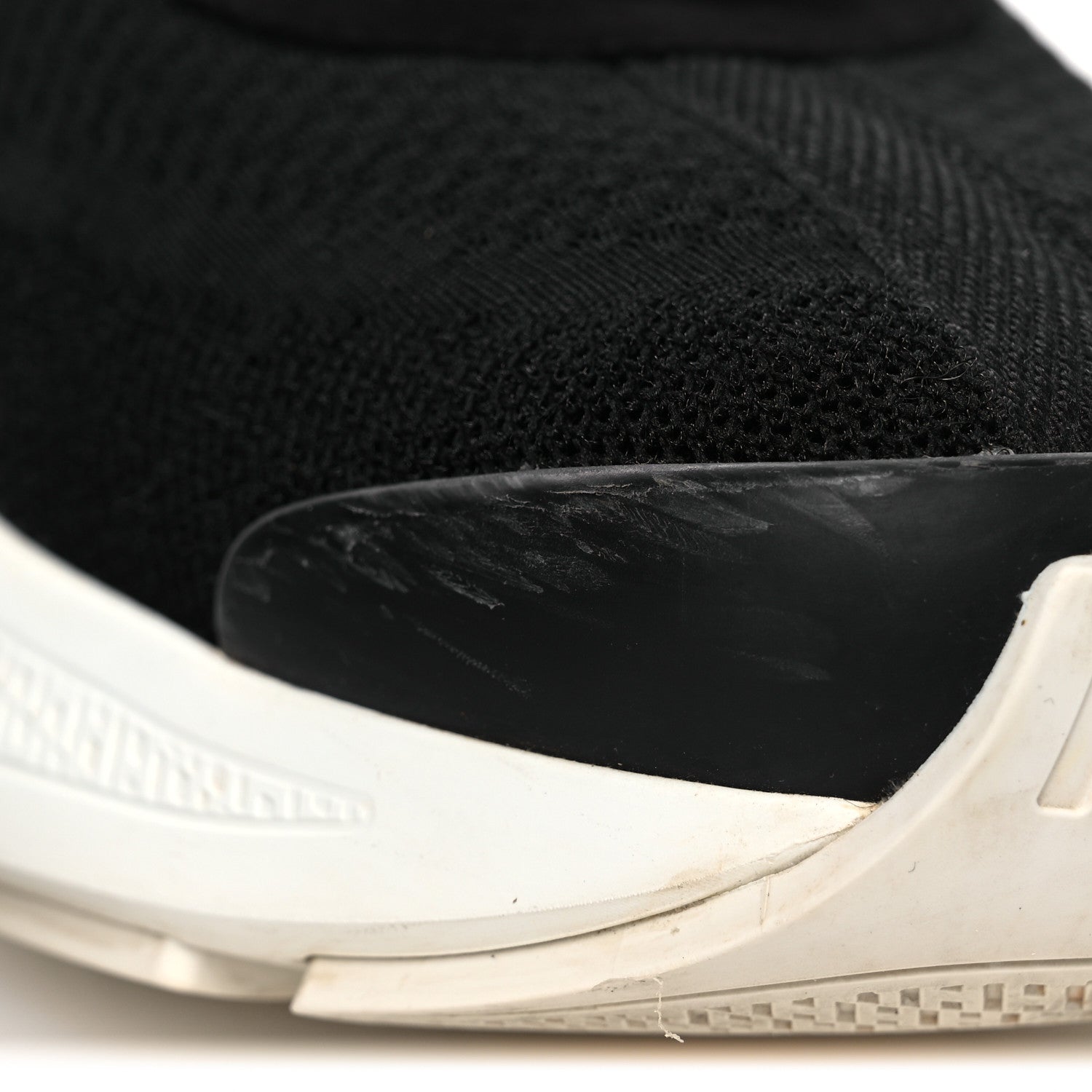 Technical Knit Suede Heros Sneakers 40 Black