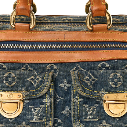 Monogram Denim Neo Speedy Blue