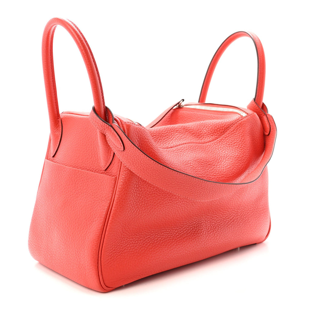 Taurillon Clemence Lindy 30 Rouge Pivoine