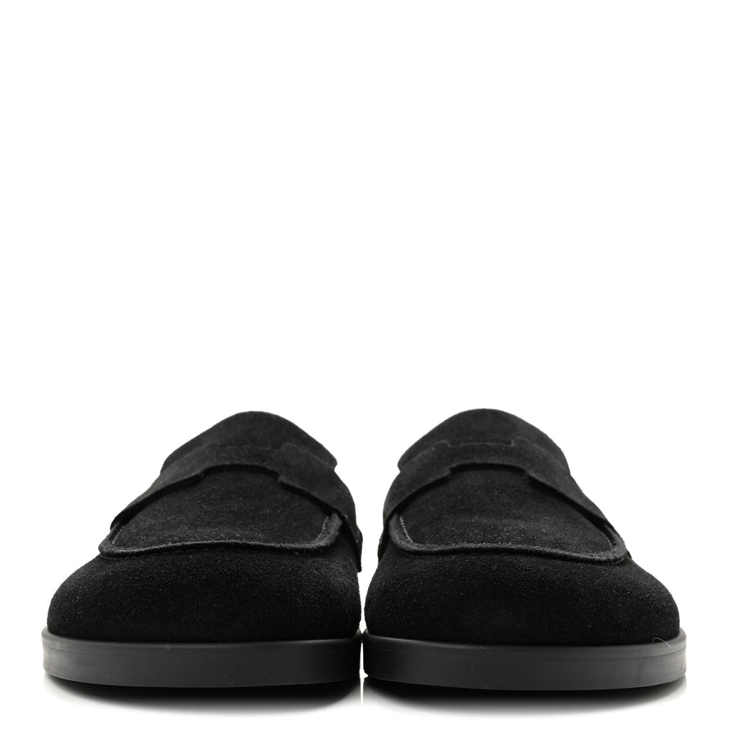 Suede Calfskin Go Mules 40 Black
