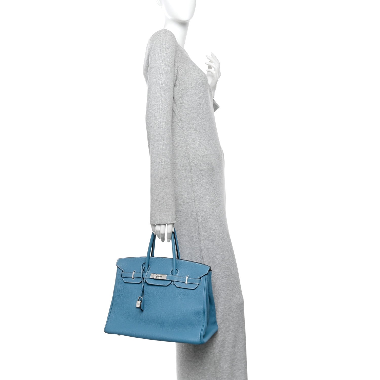 Togo BIRKIN 35 Blue Jean