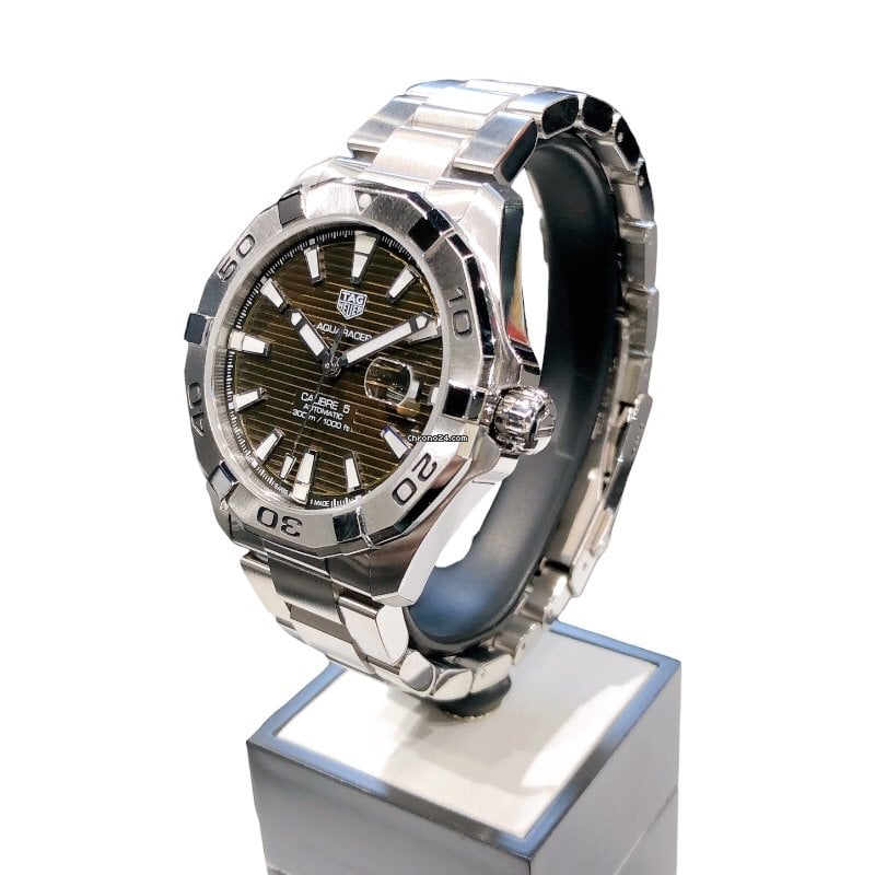 Tag Heuer Aquaracer Sunray Brown Dial Watch for Men - WAY2018.BA0927