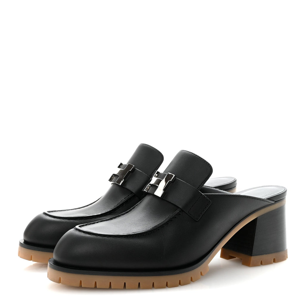Calfskin Womens Flore 60 Mules 36 Black