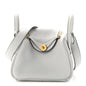 Taurillon Clemence Mini Lindy 20 Bleu Pale