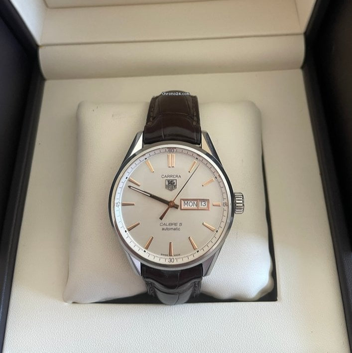 Tag Heuer Carrera Silver Dial Watch for Men - WAR201B.FC6291