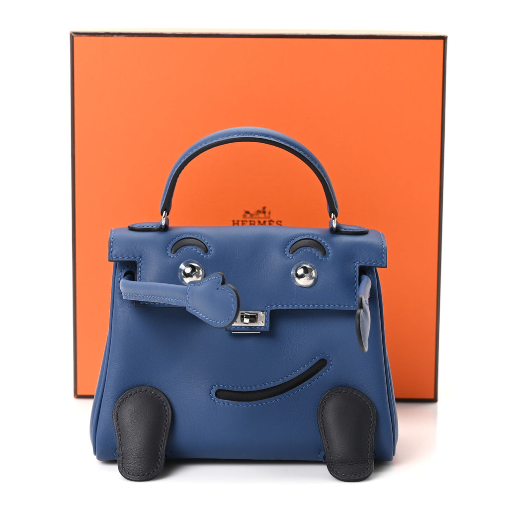 Swift Quelle Idole Kelly Doll Handbag Bleu Tie Caban