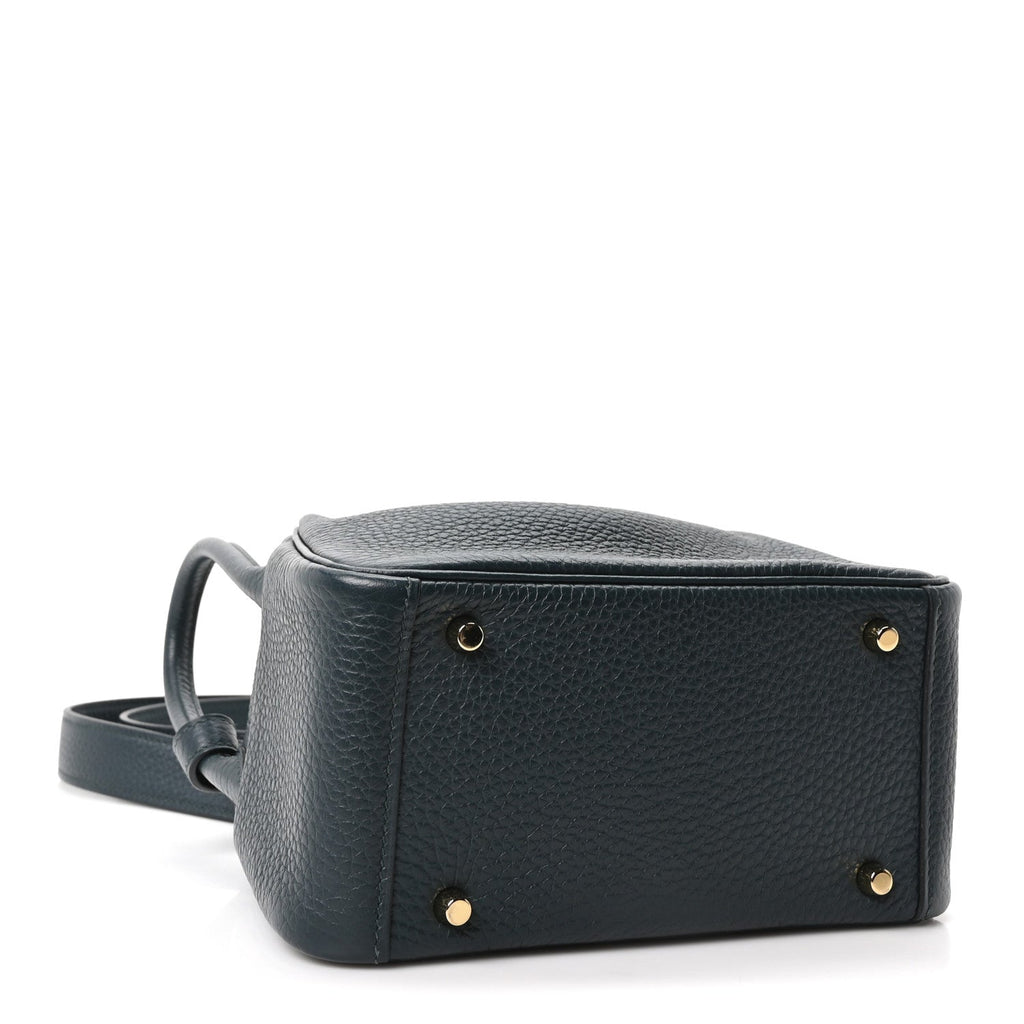 Taurillon Clemence Mini Lindy 20 Vert Cypress