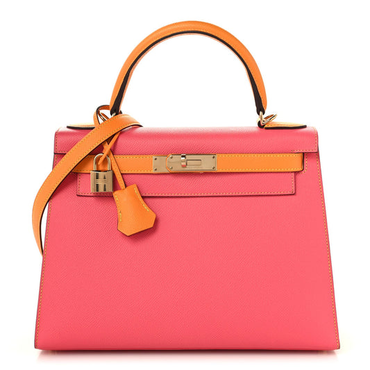 Epsom Horseshoe Kelly Sellier 28  Rose Azalee Jaune D'or