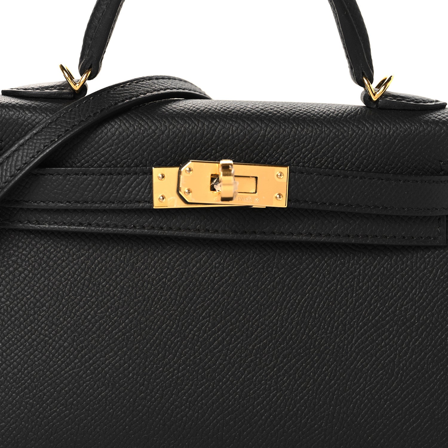Epsom Mini Kelly Sellier 20 Black