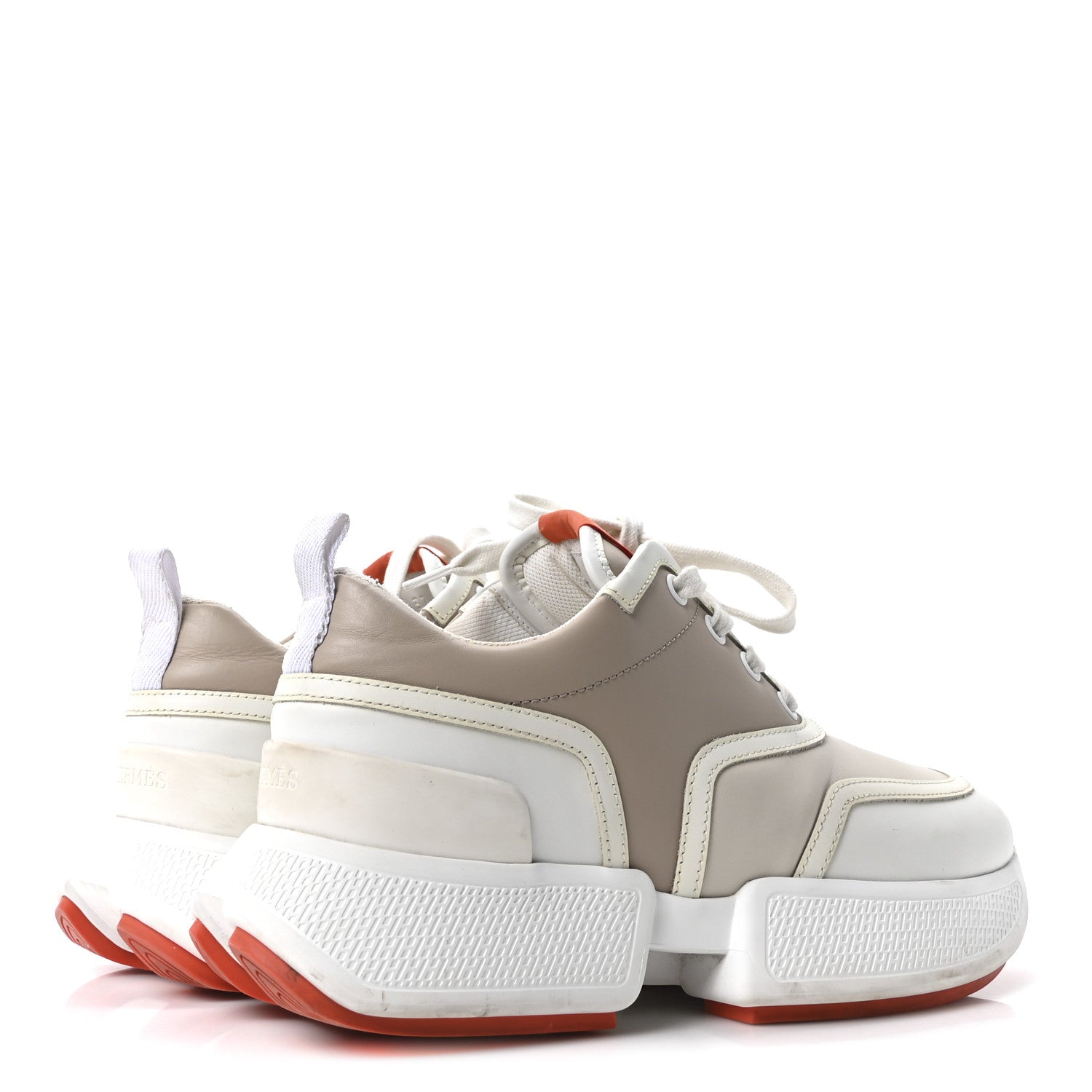 Calfskin Womens Giga Sneakers 37 Multicolor White Gomma