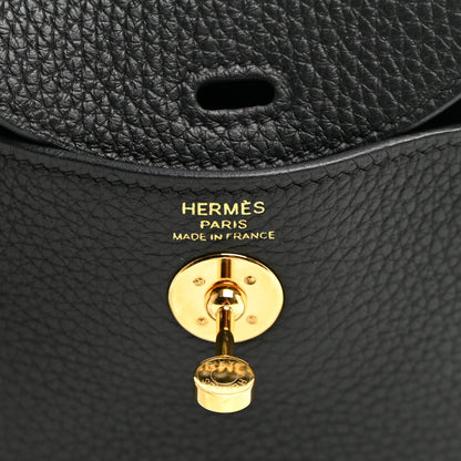 Taurillon Clemence Mini Lindy 20 Black