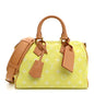 Calfskin Monogram Speedy P9 Bandouliere 25 Lemonade Yellow