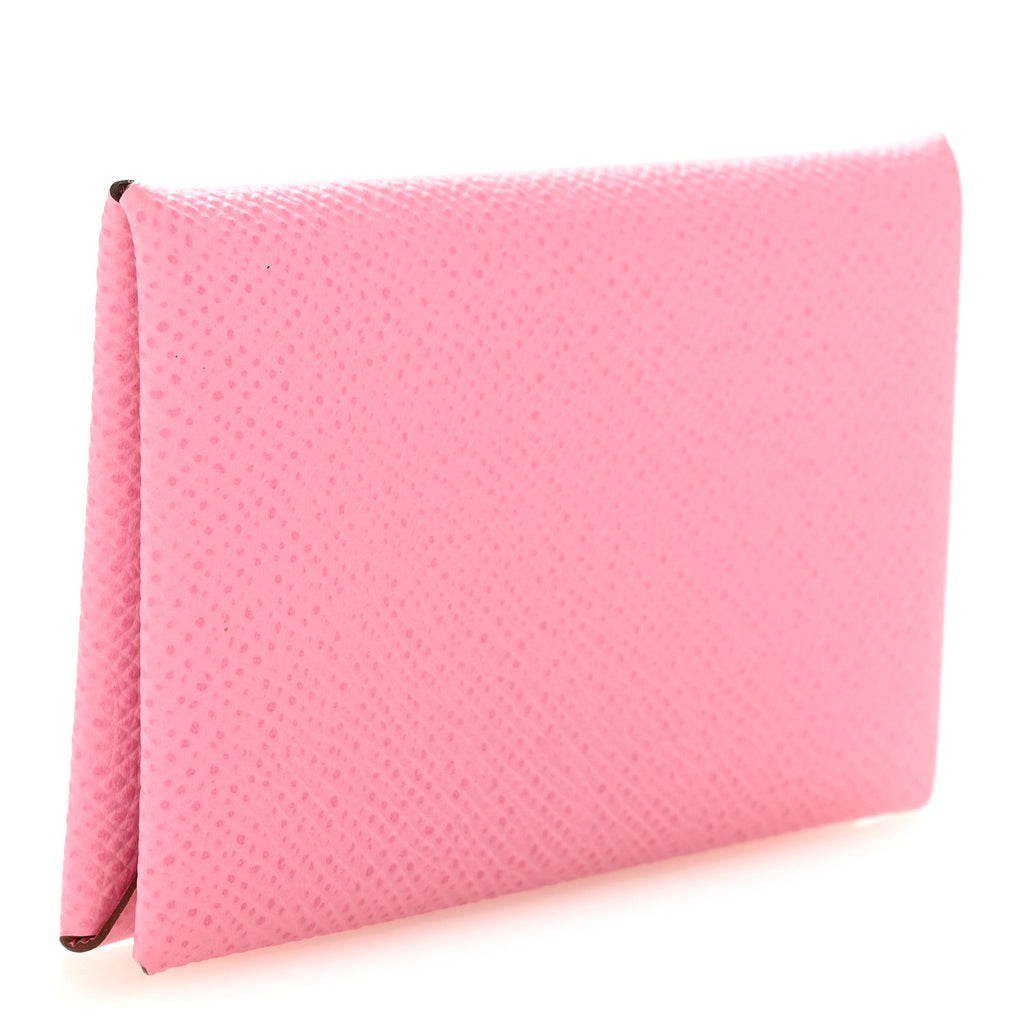 Epsom Calvi Card Case 5P Pink