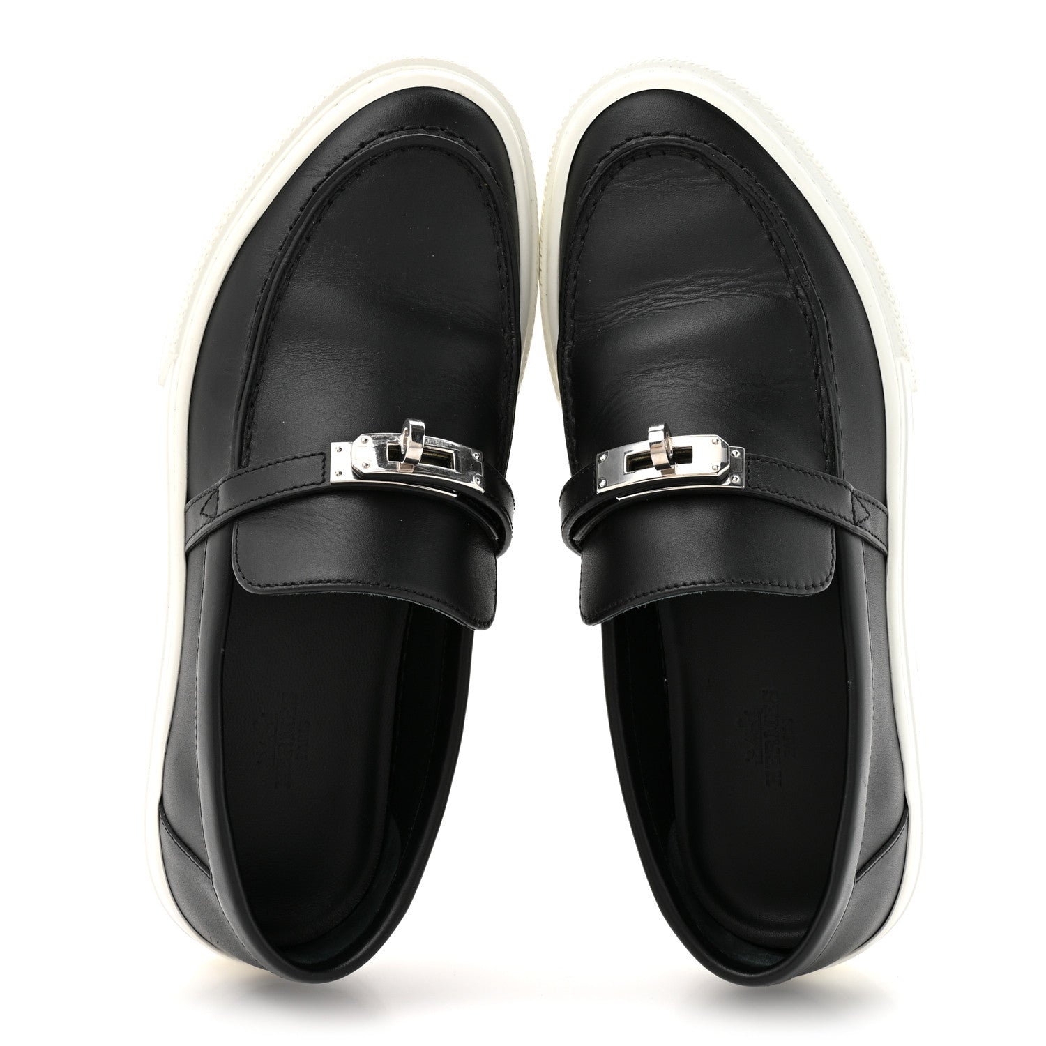 Calfskin Game Slip On Sneakers 38 Black