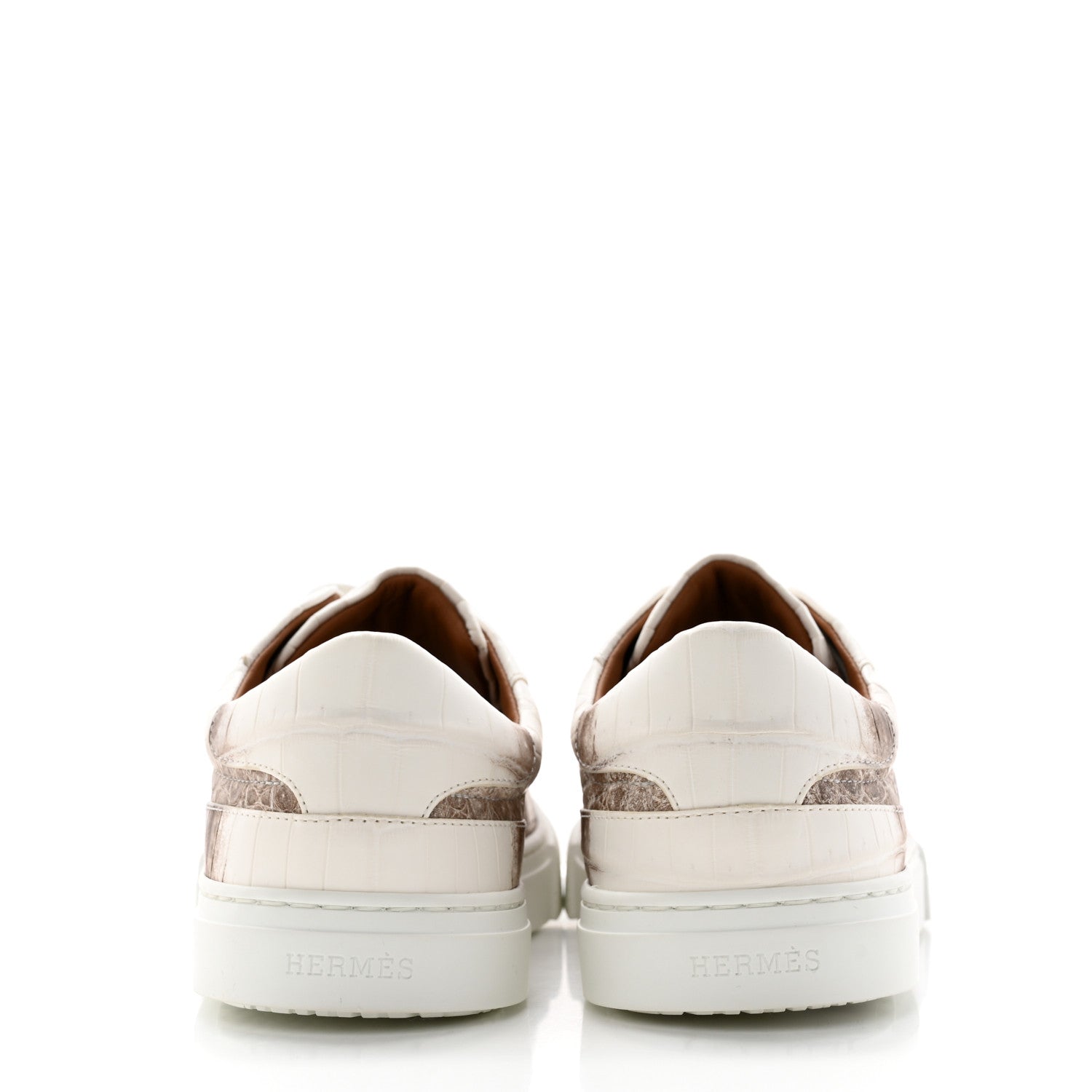 Matte Niloticus Crocodile Himalaya Day Sneaker 37.5 Blanc