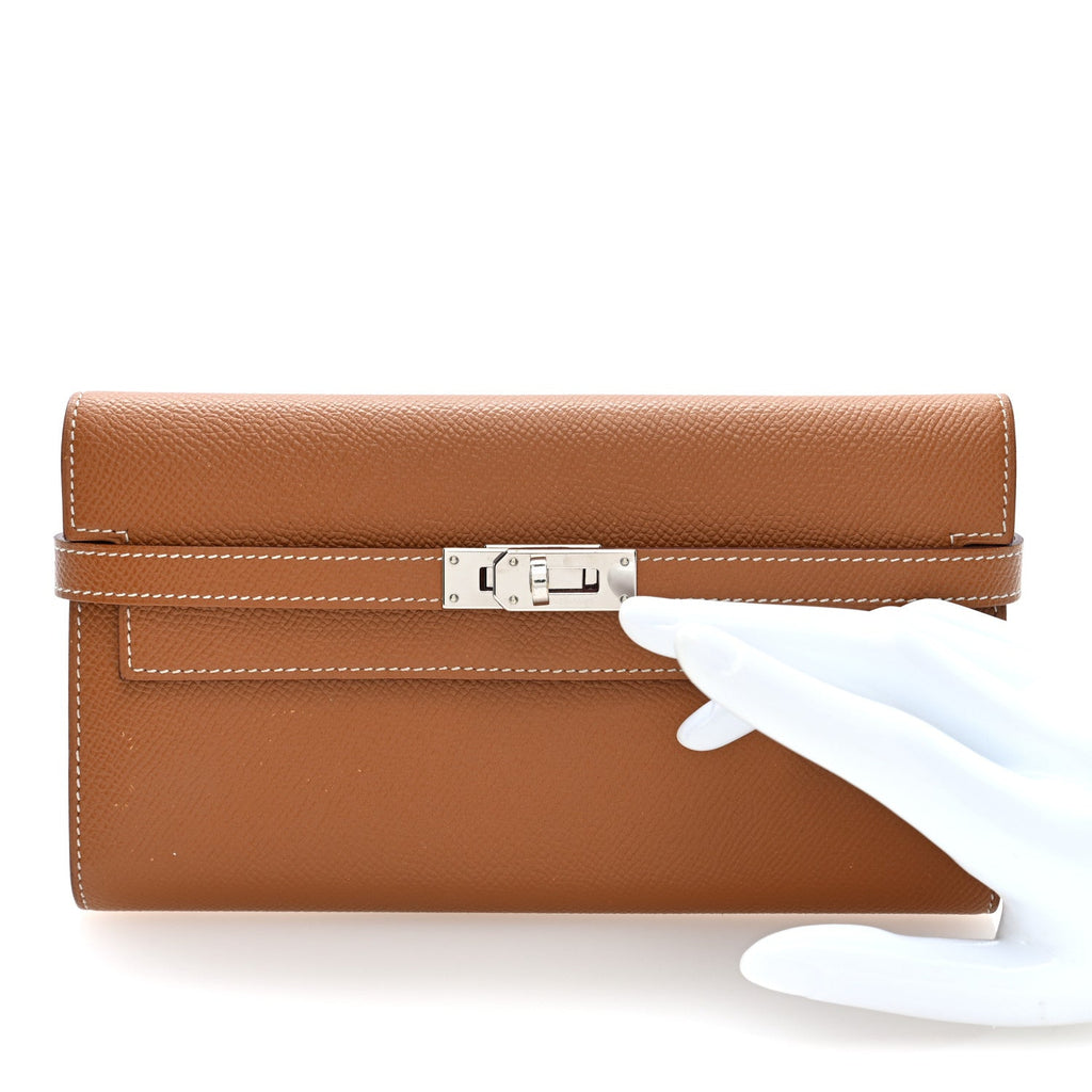 Epsom Kelly Longue Wallet Gold