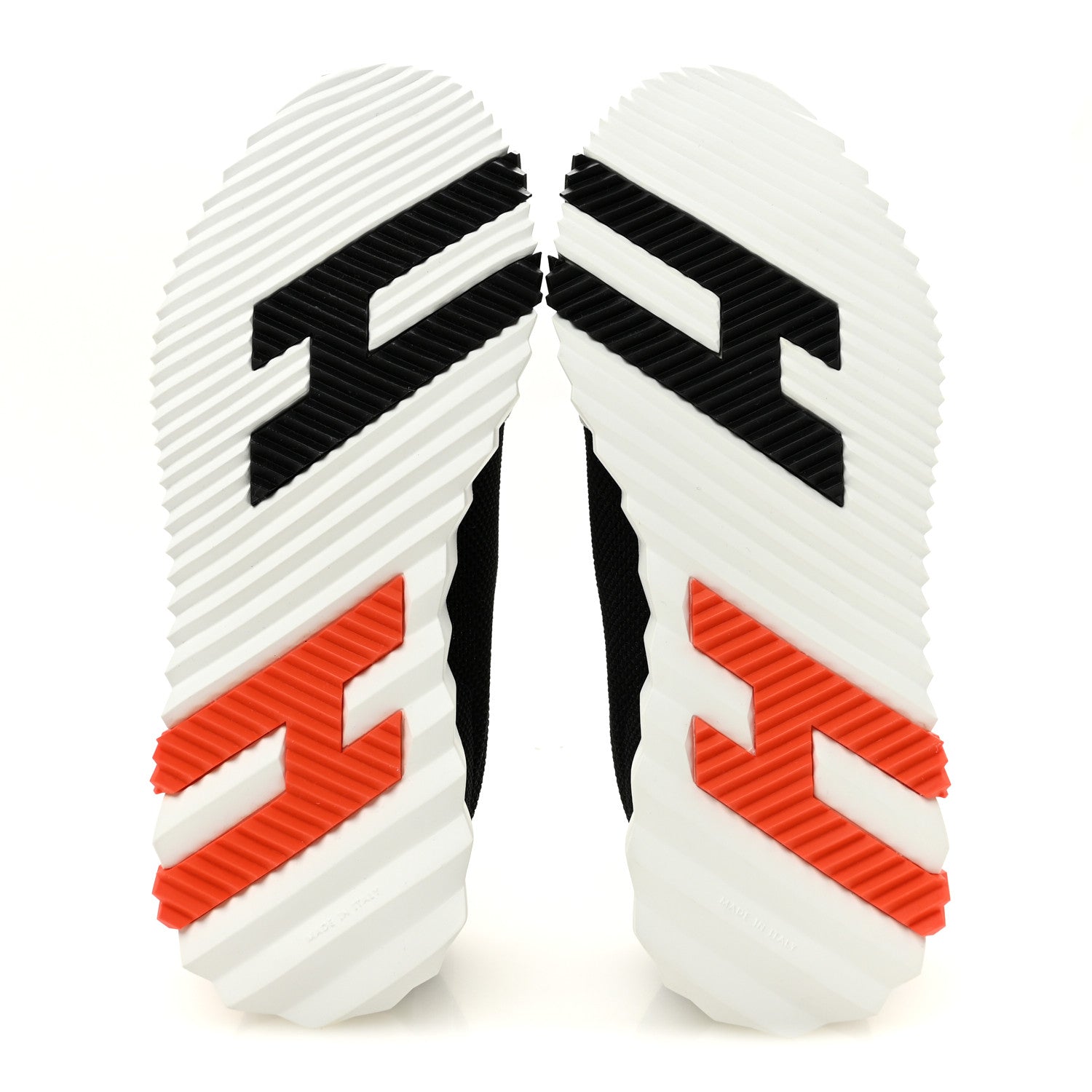 Air Mesh Suede Goatskin Bouncing Sneakers 37 Black Orange
