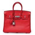 Epsom BIRKIN 25 Rouge Casaque