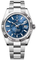 Rolex Sky-Dweller Oystersteel & White Gold Calendar & GMT Feature Men's Watch 336934-0005