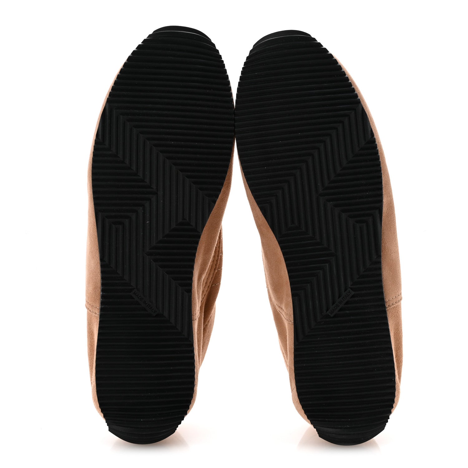 Suede Goatskin Master Sneakers 39 Beige Perlino