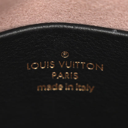 Lambskin Embossed Monogram Speedy 22 Bandouliere Black