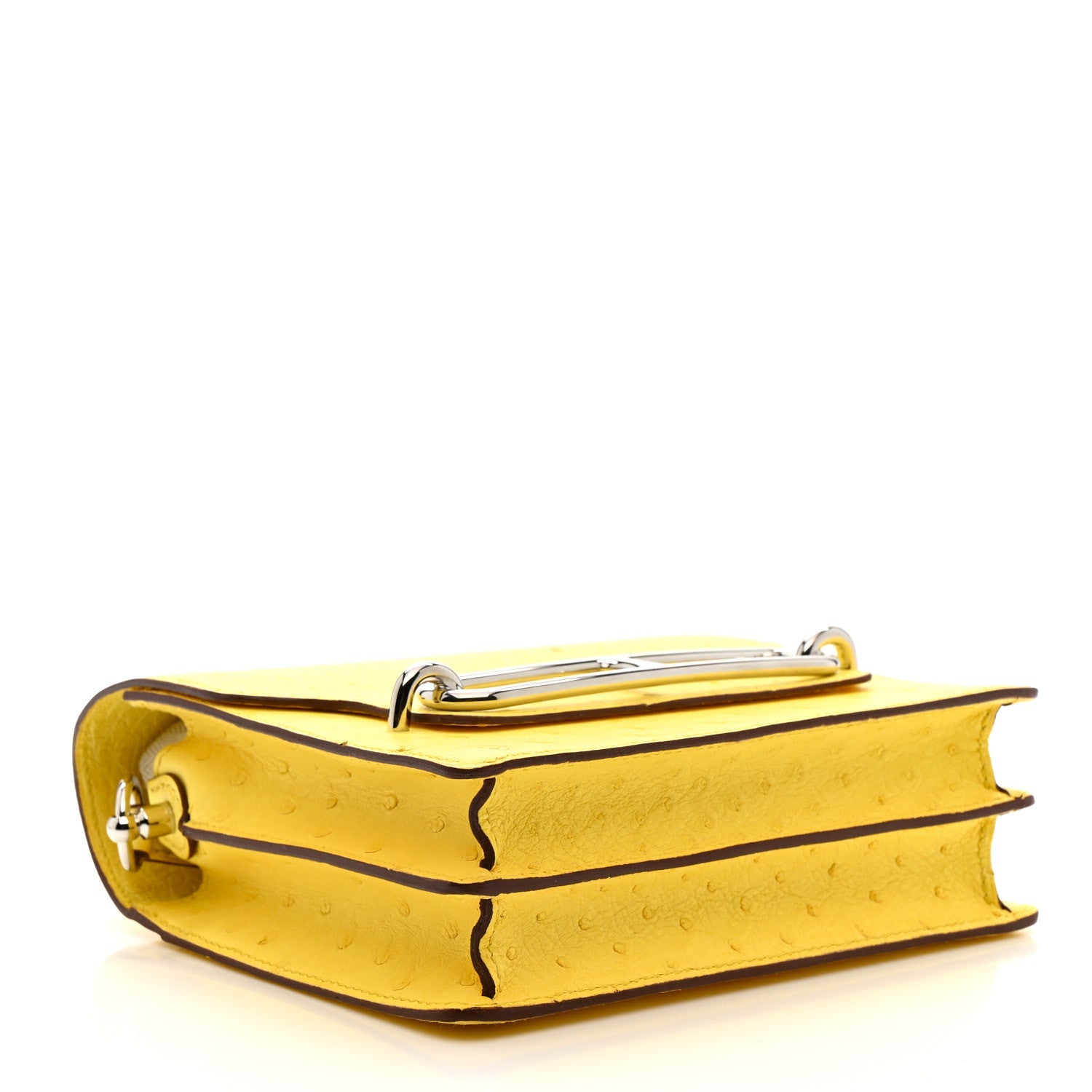Ostrich Mini Sac Roulis Jaune Citron