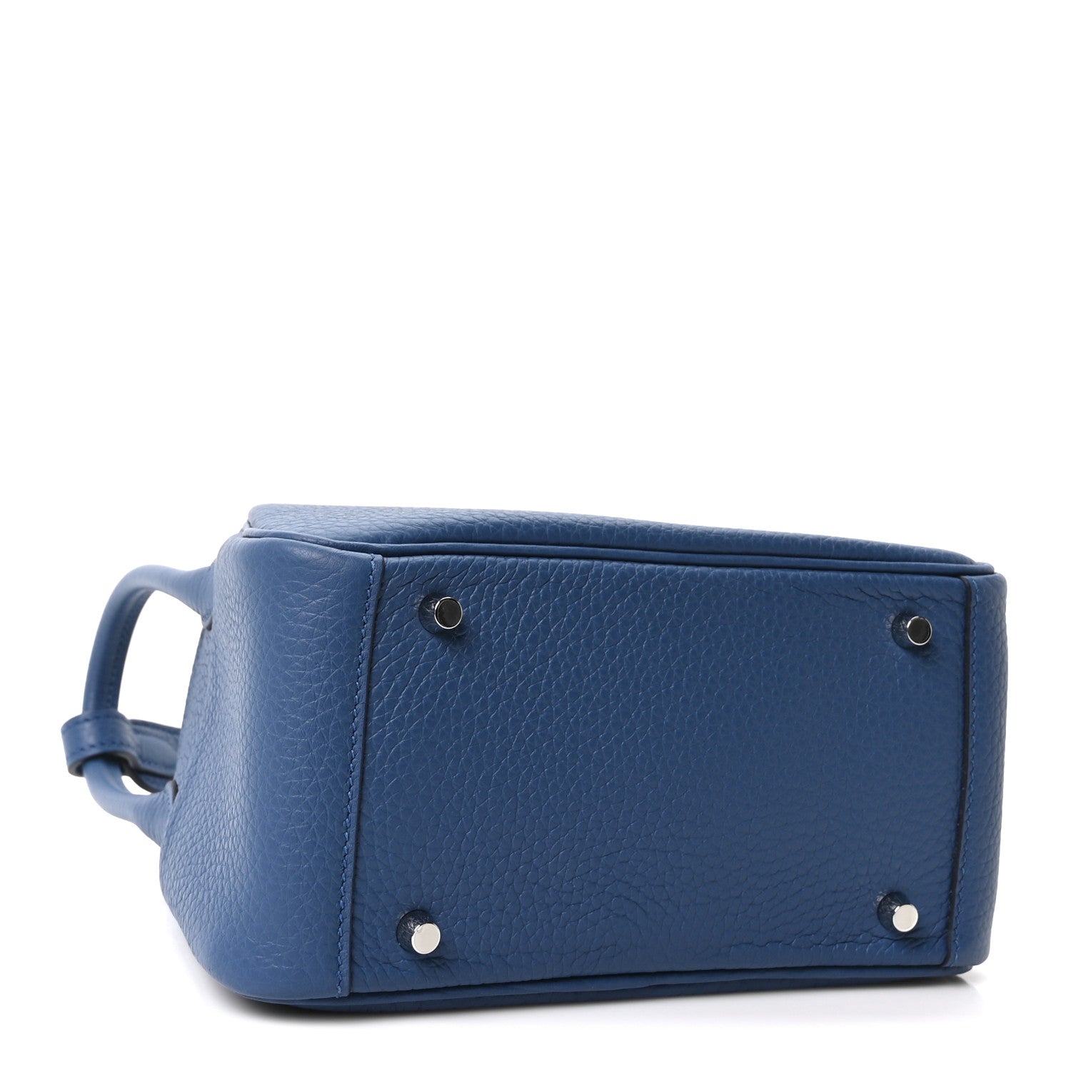 Taurillon Clemence Mini Lindy 20 Bleu Tie