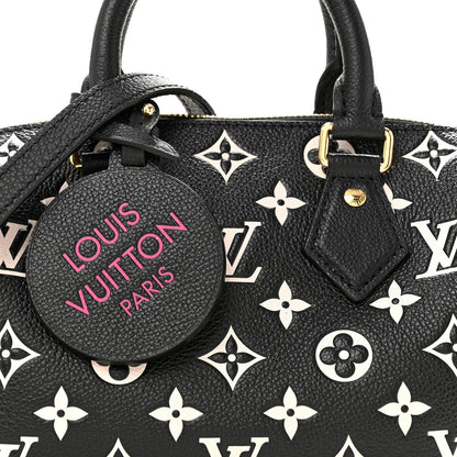 Empreinte Monogram Spring in the City Speedy Bandouliere 20 Black White Pink