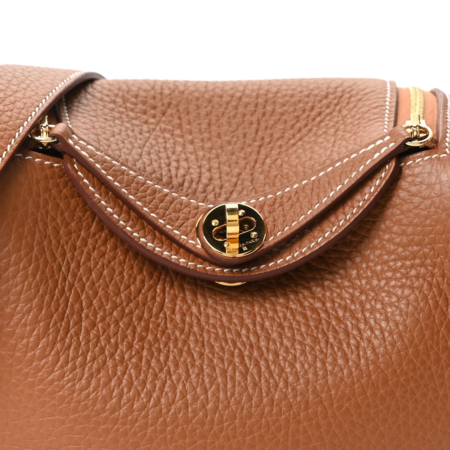 Taurillon Clemence Mini Lindy 20 Gold